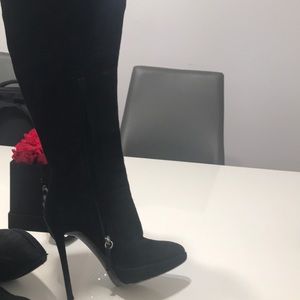 Guissipie zannoti black high boots